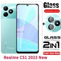 ราคา ฟิล์มกระจกนิรภัยกันรอยหน้าจอ เลนส์กล้อง ด้านหลัง สําหรับ Realme C51 2023 Realme Realme Realme C51 C53 C 51 51C RealmeC51 C51Realme 2023 4G 5G (22377665695)