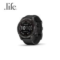 ราคา GARMIN นาฬิกาสมาร์ทวอทช์ Fenix 7 Sapphire Solar สี Black Ti With Black Silicone Band By Dotlife (40024163978)