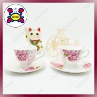 ราคา Keyway ชุดถ้วยชา กาแฟ เซรามิคพร้อมจานรอง 2 ที่ จำนวน 4 ชิ้น รุ่น K1143 (3234637430)