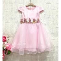 ราคา ชุดออกงานราตรีเด็กโต แต่งดอกไม้เอว แขนสั้น กรุ๊ปเด็กโต/อ้วน พร้อมส่งจากไทย (6561460425)