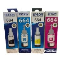 ราคา ของแท้ หมึกเติม Epson T664 BK,C,M,Y ปริมาณ70 ml (16970389122)