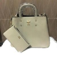 ราคา กระเป๋าทรง Shopping / Tote bag แบรนด์ Pimmy แท้ สีครีม (1254893771)