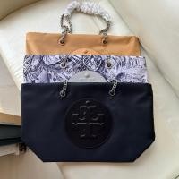 ราคา TB TORY BURCH 2025 ล่าสุด 171639 กระเป๋า Ella nylon chain Tote (42363801116)