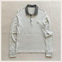 ราคา BURBERRY Polo Shirt เสื้อโปโลแขนยาวมือสอง✔️ (24312531176)