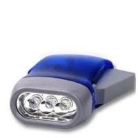 ราคา ไฟฉายไดนาโมระบบชาร์ทมือ หลอดไฟ LED สว่างชัดไม่ต้องใช้แบตเตอรี่ (203284748)