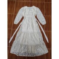 ราคา เดรสลูกไม้กระโปรงยาว (7657209224)