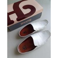 ราคา Heavy Shoes รองเท้าหนังผู้ชายแบบเปิดส้น สีขาวครีม (16398347161)