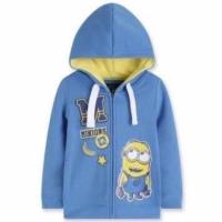 ราคา เสื้อกันหนาวเด็ก 7-8 ปี แบรนด์แท้ เนื้อผ้าหนา นุ่ม มีฮู้ด มีหมวก สีฟ้า ลาย มินเนี่ยน minnion ซิป ซิปหน้า (5810516570)