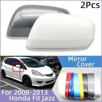 ราคา สําหรับ Honda Fit Jazz GE6 GE8 2009 2010 2011 2012 2013 คู่กระจกมองหลังฝาครอบ Shell กระจกมองข้าง Auto Accessoriesauto ชิ้นส่วนตกแต่งรถ (43511077690)