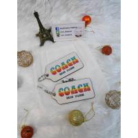 ราคา พร้อมส่งแท้ พวงกุญแจลาย Coach อันใหญ่ (7216170064)