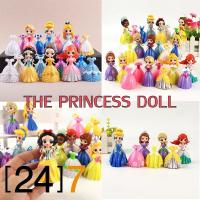 ราคา (24)7 โมเดลเจ้าหญิง ดีสนีย์ เปลี่ยนชุดได้ มี 3 แบบให้เลือก (11674359537)