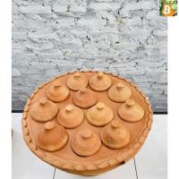 ราคา Silver ชุดเตาขนมครกดินเผา 12 หลุม ถาดขนมครกพร้อมเตา . (26800936498)