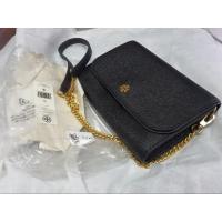 ราคา Tory Burch Emerson สีดำ Used like new (21385920278)