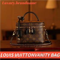 ราคา หลุยส์ วิตตอง LV Louis Vuitton VANITY กระเป๋าถือใบเล็ก กระเป๋าสะพาย/กระเป๋าโซ่/สไตล์คลาสสิก (29876476780)