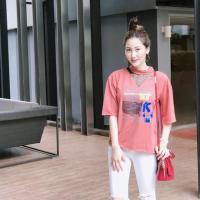ราคา เสื้อยืดแต่งลูกไม้ (666777438)