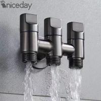ราคา [ 5/30 NICEDAY คุณภาพสูง ] 1-In-Three-Out Water Diversion Valve Toilet Partner สาม-Way Faucet Angle Valve (26801376630)