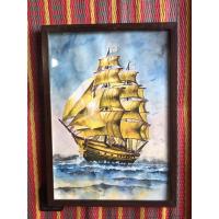 ราคา ภาพเรือสำเภาจีน/ภาพวาดมงคล/ภาพวาดสีน้ำ ขนาดA3/29.7x42cm กระดาษร้อยปอนด์ พร้อมกรอบติดบ้านเพิ่มศิริมงคล สวยงาม (24507044358)