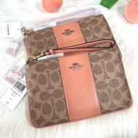 ราคา กระเป๋า Coach คล้องมือ 1 ซิป ของแท้ (16280353365)