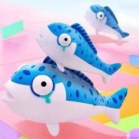 ราคา ตุ๊กตารอบปาร์ตี้ไข่ตุ๊กตาปลาเค็มนวดของเล่นตุ๊กตาของขวัญวันเกิดเด็กปลาตัวเล็ก (42616827828)