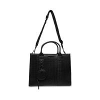 ราคา Steve Madden รุ่น Boptic-E กระเป๋าถือผู้หญิง - สี Black/Black (27657866308)
