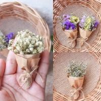 ราคา ดอกไม้แห้ง ช่อดอกไม้จิ๋ว ช่อดอกไม้แห้ง ช่อดอกไม้จริงไซส์มินิ น่ารัก (18859161755)