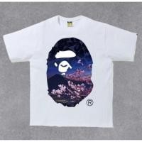 ราคา BAPE TOKYO FUJI SAKURA TSHIRT A BATHING AAPE PREMIUM (28641522882)