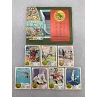 ราคา แสตมป์ลาวชุดกีฬาโอลิมปิก ปี1984 ครบชุดแสตมป์7ดวง+แผ่นชีท (26266165991)