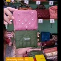 ราคา กระเป๋าสตางค์ใบสั้นสีเขียวและชมพู (6440266721)