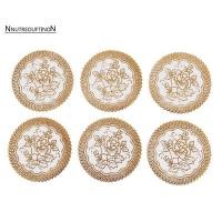 ราคา 6 ชุดเคาน์เตอร์ตาราง Dinning สีทองสวยงาม (41071323351)