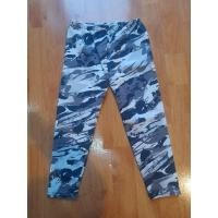 ราคา กางเกงขายาวสกินนี่เด็ก ลายทหาร สีเทา มือ2 (28277314450)