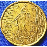 ราคา เหรียญ​ต่างประเทศ​ ฝรั่งเศส​ France, ยูโร, 20 Euro​Cent, ใช้แล้ว, #​3790 (16330837330)