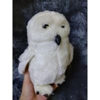 ราคา น่ารัก Harry Potter Hedwig White Owl 9" Toy Figure Plush ตุ๊กตานกฮูก เฮดวิก นกฮูกของ แฮร์รี่ พอตเตอร์ น่ารัก (27380432908)