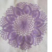 ราคา พร้อมส่ง ดอยลี่สีม่วง 10 นิ้ว งานถักโครเชต์ไหมซัมเมอร์ รองพาน รองจาน ผ้าปูโต๊ะ รองแจกัน เทียนหอม แต่งบ้าน (27000269610)