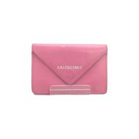 ราคา Balenciaga Bi-fold Wallet Papier Mini 391446 หนัง สีชมพู ส่งตรงจากญี่ปุ่น มือสอง (29356131537)
