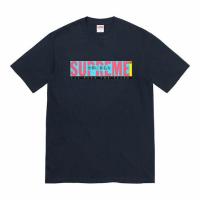 ราคา ใหม่พร้อมส่ง ของแท้ Supreme SS22 All Over Tee Navy (21012593510)