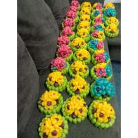 ราคา กระทงดอกไม้ ขนาดฐาน 6" พร้อมธูปเทียน (26510504119)