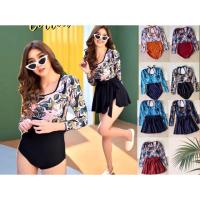 ราคา วันพีชแขนยาว ชุดว่ายน้ำแขนยาว วันพีชกระโปรง ชุดว่ายน้ำกระโปรง ชุดว่ายน้ำสีแดง ชุดว่ายน้ำสีดำ ชุดว่ายน้ำสีส้ม วันพีชสีแดง (4819362623)