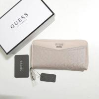 ราคา color : นู้ด Guess leather wallet กระเป๋าสตางค์ใบยาวรุ่นซิปรอบหนังแก้ว. (1957820764)