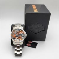 ราคา นาฬิกา HARLEY DAVIDSON MEN'S 76B190 BY BULOVA QUARTZ BAR&SHIELD LOGO CAMO PRINT STAINLESS STEEL WATCH 42 MM พร้อมกล่อง ( (25286848036)