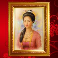 ราคา กรอบมงคลรูป พระสุพรรณกัลยา / งานบูชา /กรอบมงคล / กรอบขนาด 28.5 x 37.0 เซนติเมตร (2135434293)
