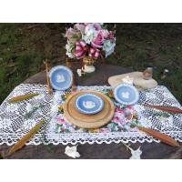 ราคา จานใบเล็ก Wedgwood Blue Jasperware pin dish สีฟ้า (4292128562)