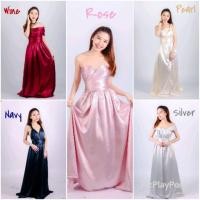 ราคา [Infinity dress] อินฟินิตี้เดรส เดรสซาติน ชุดราตรียาว ชุดเดรสออกงาน (1592567224)