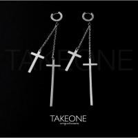 ราคา ต่างหูสแตนเลสไม้กางเขน (820389466)