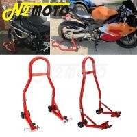 ราคา N2 Sport Bikes Front Rear Wheel Lift Swingarm Stands Motorcycle 750LB Heavy Duty Lift Support Frame For Kawasaki Harley (25118996151)