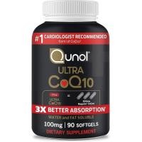 ราคา Qunol Ultra CoQ10 100mg Softgels- 3x Better Absorption, Antioxidant for Heart Health & Energy Production, Coenzyme Q10 วิตามินและอาหารเสริม,อุปทาน 3 เดือน, 90 นับ (41120805126)