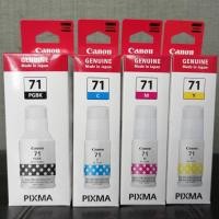 ราคา Canon GI 71 BK/C/M/Y (หมึกแท้100%) ชุด4สี Canon PIXMA G1020 / G2020 / G3020 / G2060 / G3060 (13436550264)