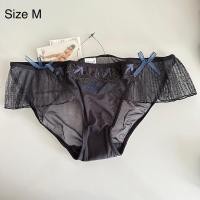 ราคา กางเกงใน เพลบอยด์ ลายลูกไม้ สีดำม่วง ของแท้ ไซส์L. Playboy’s Sexy underwear SizeM. License100% (24873201834)