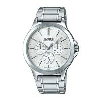 ราคา Casio Standard นาฬิกาข้อมือผู้ชาย สายสแตนเลส รุ่น MTP-V300,MTP-V300D,MTP-V300D-7A - สีเงิน (2390300530)