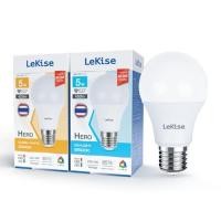 ราคา หลอดแอลอีดี LeKise A60 LED BULB 5 W E27 Daylight(6500K) แสงสีขาว (13704685594)