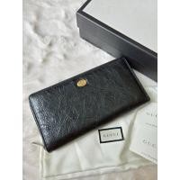 ราคา พร้อมส่ง Sale 8999 กระเป๋าสตางค์ซิปรอบ Gucci สีดำ อปก :ถุงผ้า กล่อง การ์ด (42360598852)